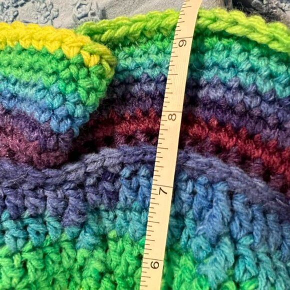 🐻Adult Bucket Hat - New Handmade Blue and Purple Toned - 7.5" Cap - Picture 6 of 6